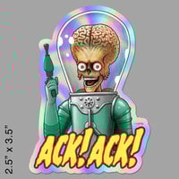 Mars Attacks Sticker - Thumbnail 2