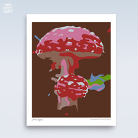 Mushroom Festival (in Hell) Print - Thumbnail 1