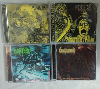 ATOMIC ROAR, COMATOSE, DECONSECRATED Cds