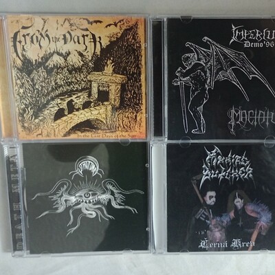 From the dark, imperium/ mactatus, lithotome  cds