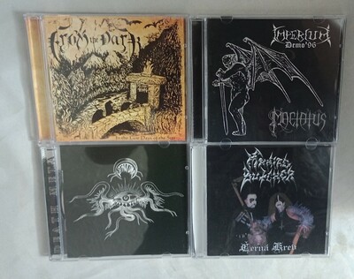 FROM THE DARK, IMPERIUM/ MACTATUS, LITHOTOME , MANIAC BUTCHER Cds