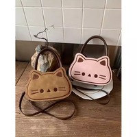 Adorable Cat Hand Bag Crossbody Bag - Thumbnail 2