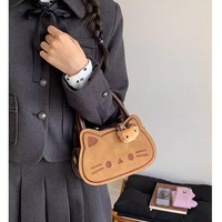 Adorable Cat Hand Bag Crossbody Bag - Thumbnail 3