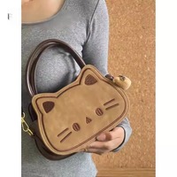 Adorable Cat Hand Bag Crossbody Bag - Thumbnail 5