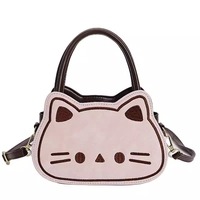 Adorable Cat Hand Bag Crossbody Bag - Thumbnail 1