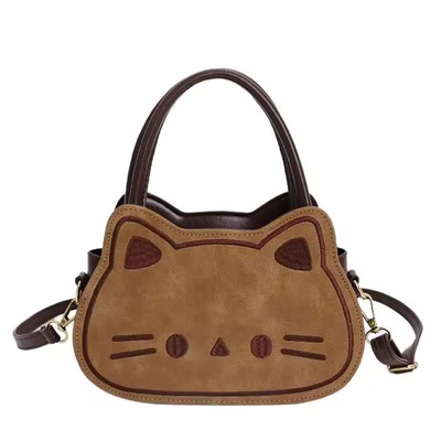 Adorable cat hand bag crossbody bag