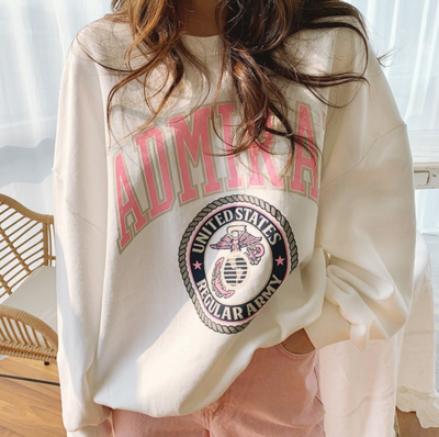 ADMIRAL PRINT SWEATSHIRT