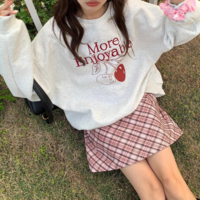 More Enjoyable Cherry Printed Sweatshirt - Thumbnail 3