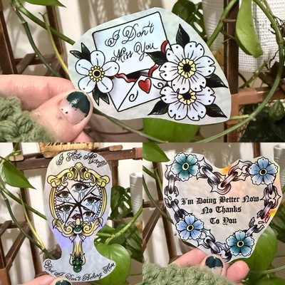 Trsh midwest emo stickers 