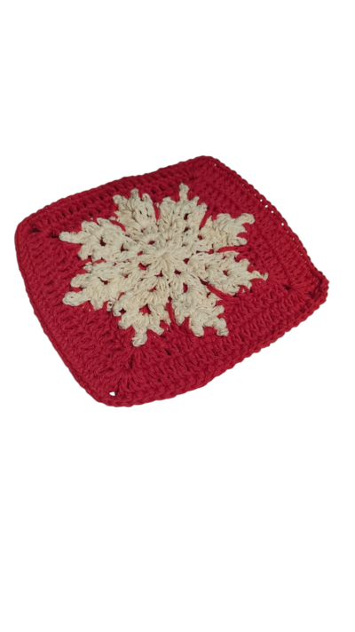 Snowflake Crocheted Potholder