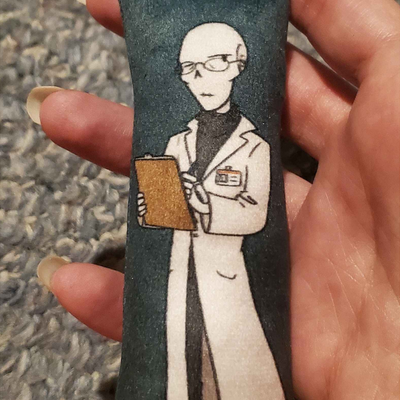 Handplates gaster plush pillow keychain