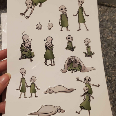 Brothers in the lab sticker sheet