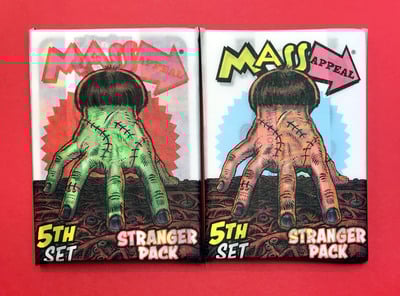 Stranger THING Parody Mass Appeal™ Set 5 Trading Card Packs