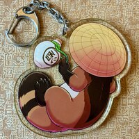 Tanuki Sake Keychain - Thumbnail 1