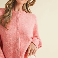 Pretty Pink Cardigan - Thumbnail 1