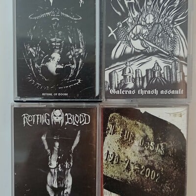 Antikristo, knell/antemortem, rotting blood, neurosis tapes 