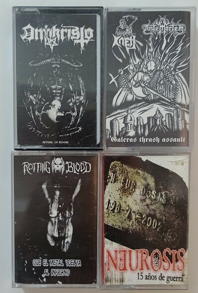 ANTIKRISTO, KNELL/ANTEMORTEM, ROTTING BLOOD, NEUROSIS Tapes 