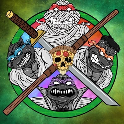 Turtle monsters print