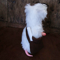 Handmade Fabric Mouse – Stuffed Animal Plush Toy – Storybook Decor - Thumbnail 3