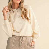 Button Front Henley - Thumbnail 6