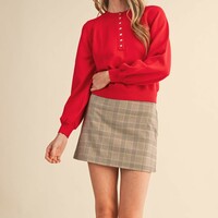 Button Front Henley - Thumbnail 2