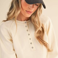 Button Front Henley - Thumbnail 3