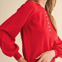 Button Front Henley - Thumbnail 5