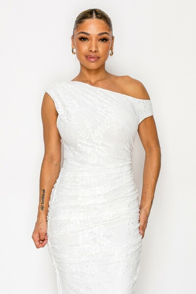 Off Shoulder Lace Dress