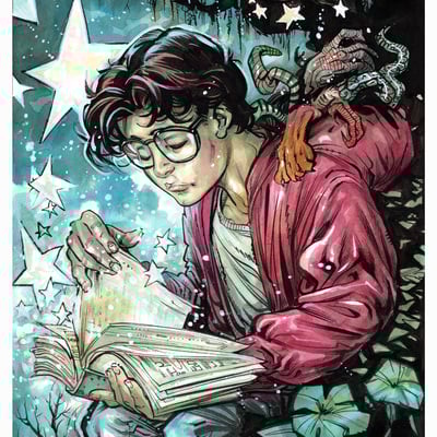 Timothey hunter books of magic sketch