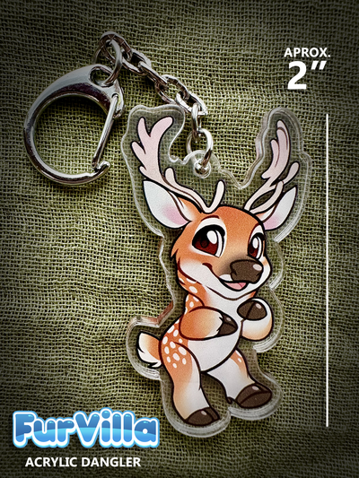Furvilla Acrylic Dangler - Deer