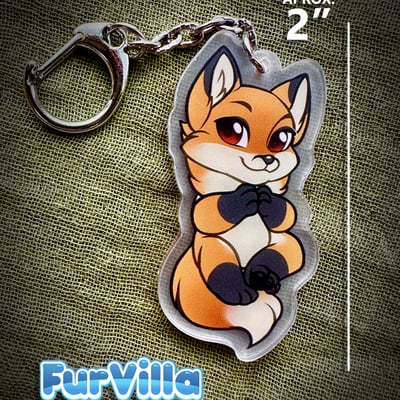 Furvilla acrylic dangler - fox
