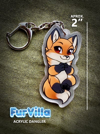 Furvilla Acrylic Dangler - Fox
