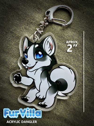 Furvilla Acrylic Dangler - Husky