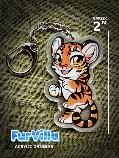 Furvilla Acrylic Dangler - Tiger