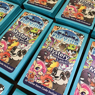 Furvilla mystery sticker 3 pack - Thumbnail 1