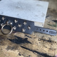2-1-2 standard British stud bondage-wristband  - Thumbnail 2