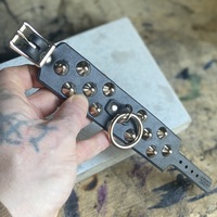 2-1-2 standard British stud bondage-wristband  - Thumbnail 3