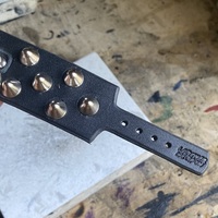 2-1-2 standard British stud bondage-wristband  - Thumbnail 5