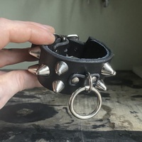 2-1-2 Tall British stud bondage-wristband  - Thumbnail 5