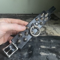 2-1-2 Tall British stud bondage-wristband  - Thumbnail 7