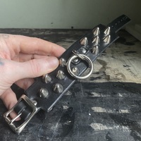 2-1-2 Tall British stud bondage-wristband  - Thumbnail 9