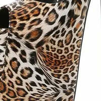 Crossdresser Shallow Mouth Women's Shoes 19cm Thin Heels Cosplay Pumps 22cm High-Heeled Steel Pipe Dance 30cm Leopard Stilettos - Thumbnail 2