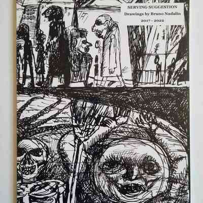 "serving suggestion" (signed by the artist + original ink drawing!)