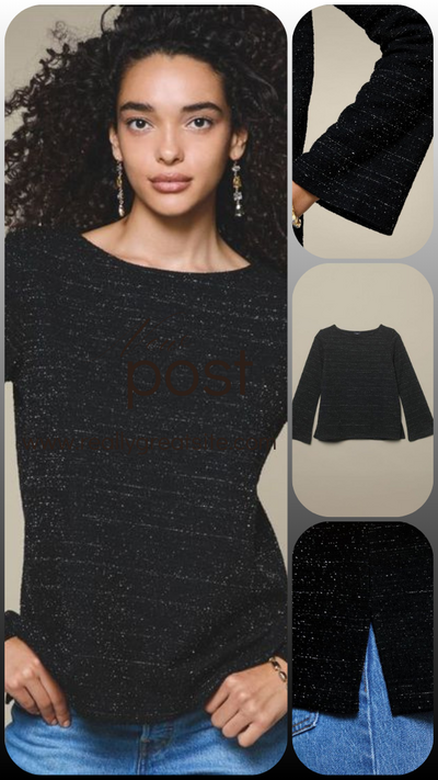 Casual Metallic Pullover - CLEARANCE