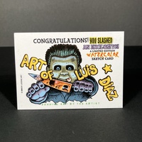 Zombie Batman Parody Mass Appeal Original Limited Edition Hand Painted Watercolor Sketch Card - Thumbnail 1