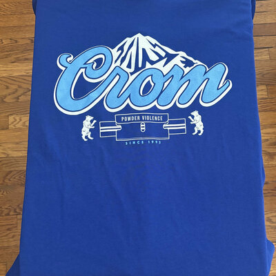 Mountains t-shirt (dodger blue edition)