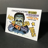 Zombie Batman Parody Mass Appeal Original Limited Edition Hand Painted Watercolor Sketch Card - Thumbnail 3