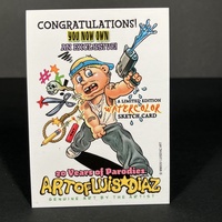 Jason Voorhees Friday the 13th Parody Mass Appeal Original Limited Edition Hand Painted Watercolor Sketch Card - Thumbnail 2