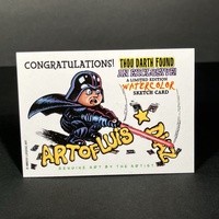 The Terminator Parody Mass Appeal Original Limited Edition Hand Painted Watercolor Sketch Card - Thumbnail 1