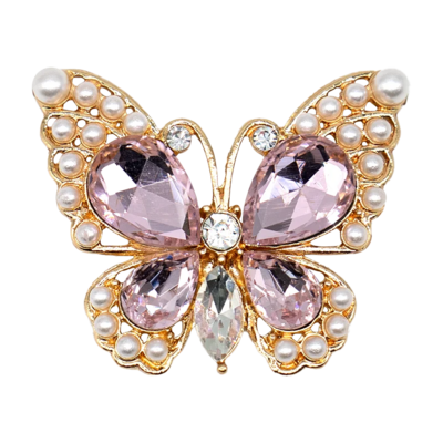 1pcs Metal Shoe Charms for Women Girls Flower Tulip Heart Butterfly Daisy Luxury Pearl Shoe Decorations Pins Sandal Accessories